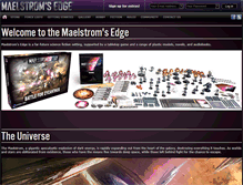 Tablet Screenshot of maelstromsedge.com